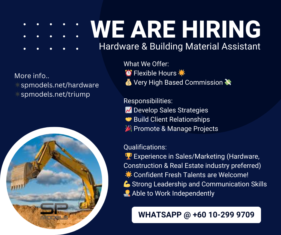 Admin Binaan Kuala Lumpur, Construction Job Kuala Lumpur, Contractor Supply Job Malaysia, Gaji Tinggi Kuala Lumpur, Hardware Sales Vacancy Kuala Lumpur, High Commission Job Malaysia, Jawatan Kosong Construction Shah Alam, Jawatan Kosong Hardware Selangor, Jawatan Kosong Kontraktor Shah Alam, Jawatan Kosong Kuala Lumpur, Jawatan Kosong Lembah Klang, Jawatan Kosong M&E Coordinator Selangor, Jawatan Kosong Pembinaan, Jawatan Kosong Project Manager Construction Selangor, Jawatan Kosong Site Engineer Kuala Lumpur, Jawatan Kosong Site Supervisor Subang Jaya, Jawatan Kosong Storekeeper Shah Alam, Job Vacancy Subang Jaya, Kerja Admin Construction, Kerja Binaan Kuala Lumpur, Kerja Hardware Kuala Lumpur, Kerja Hardware Store Assistant Klang, Kerja Komisen Tinggi Kuala Lumpur, Kerja Kontraktor Pembinaan Klang, Kerja Pembantu Kedai Hardware Klang, Kerja Sales Bahan Binaan Kuala Lumpur, Kerja Sales Engineer Construction Klang, Kerja Sales Hardware Klang Valley, Kerja Sales Kuala Lumpur, Kerja Sales Site Visit, Kerja Site Supervisor Hardware Klang, Kerja Tanpa Gaji Pokok, Kerja Tanpa Pengalaman Kuala Lumpur, Kerja Tapak Binaan Kuala Lumpur, Kerjaya Sales Profesional, Klang Valley Sales Hiring, Peluang Pekerjaan Kuala Lumpur, Pembantu Projek Selangor, Pengurus Bahan Binaan Selangor, Project Admin Job Kuala Lumpur, Project Sales Executive Klang, Sales Admin Job Malaysia, Sales Construction Kuala Lumpur, Sales Executive Bahan Binaan Shah Alam, Sales Hardware Kuala Lumpur