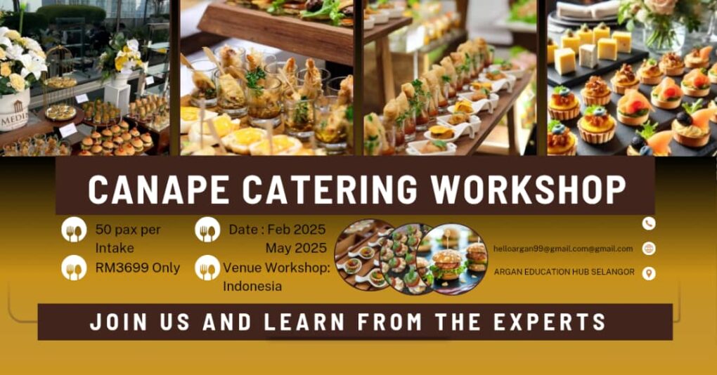 4-Day Canapé Catering Workshop | Master Event Catering Skills Across Malaysia, Singapore & Indonesia